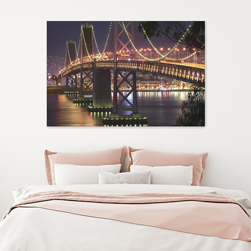 San Francisco Bay Bridge Canvas Wall Art - Canvas Prints, Prints for Sale, Canvas Painting, Canvas On Sale
