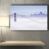 San Francisco Foggy City Canvas Prints Wall Art Decor - Paiting Canvas, Art Prints, Wall Decor, For Sale
