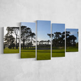 San Francisco Gc Courses Beauty At, Golf Art Print, 5 Panels Canvas Prints Wall Art Decor