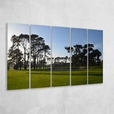 San Francisco Gc Courses Beauty At, 5 Panels Extra Large Canvas Prints Wall Art Decor