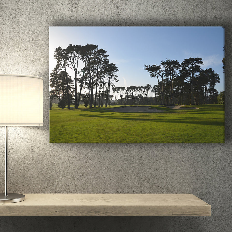 San Francisco Gc Courses Beauty At, Golf Art Print, Golf Lover, Canvas Prints Wall Art Decor