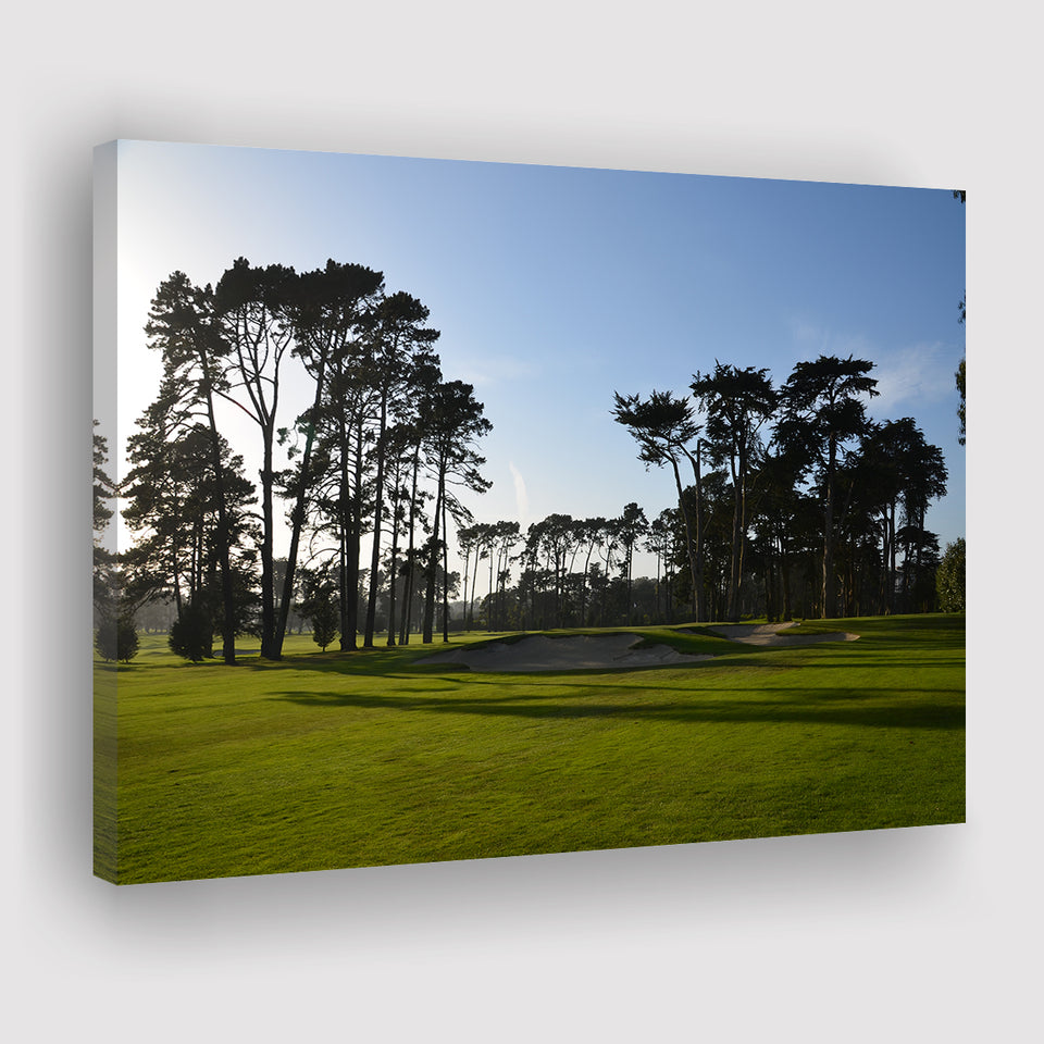 San Francisco Gc Courses Beauty At, Golf Art Print, Golf Lover, Canvas Prints Wall Art Decor