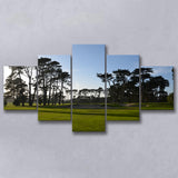 San Francisco Gc Courses Beauty At, Golf Art Print, 5 Panels Canvas Prints Wall Art Decor