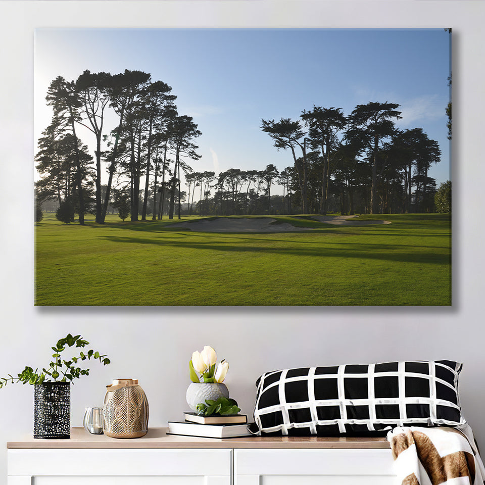 San Francisco Gc Courses Beauty At, Golf Art Print, Golf Lover, Canvas Prints Wall Art Decor