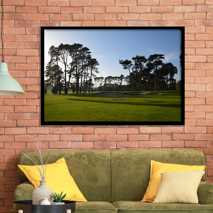 San Francisco Gc Courses Beauty At, Golf Sport Print, Golf Lover, Framed Art Prints Home Decor