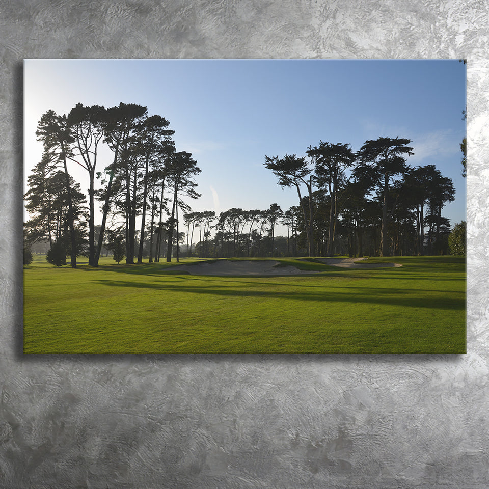 San Francisco Gc Courses Beauty At, Golf Art Print, Golf Lover, Canvas Prints Wall Art Decor