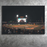 San Francisco Giants Stadium Canvas Prints ATT Ballpark Wall Art,Sport Stadium Art Prints, Fan Gift, Wall Decor