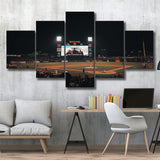 San Francisco Giants Stadium Canvas Prints ATT Ballpark Wall Art,Multi Panels,Sport Stadium Art Prints, Fan Gift