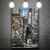 San Francisco Graffiti Canvas Prints Wall Art - Painting Canvas, Home Wall Decor, For Sale, Painting Prints