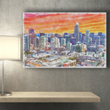 San Francisco Watercolor San Francisco California, Sport Art Prints Fan Gift, Canvas Prints Wall Art Decor