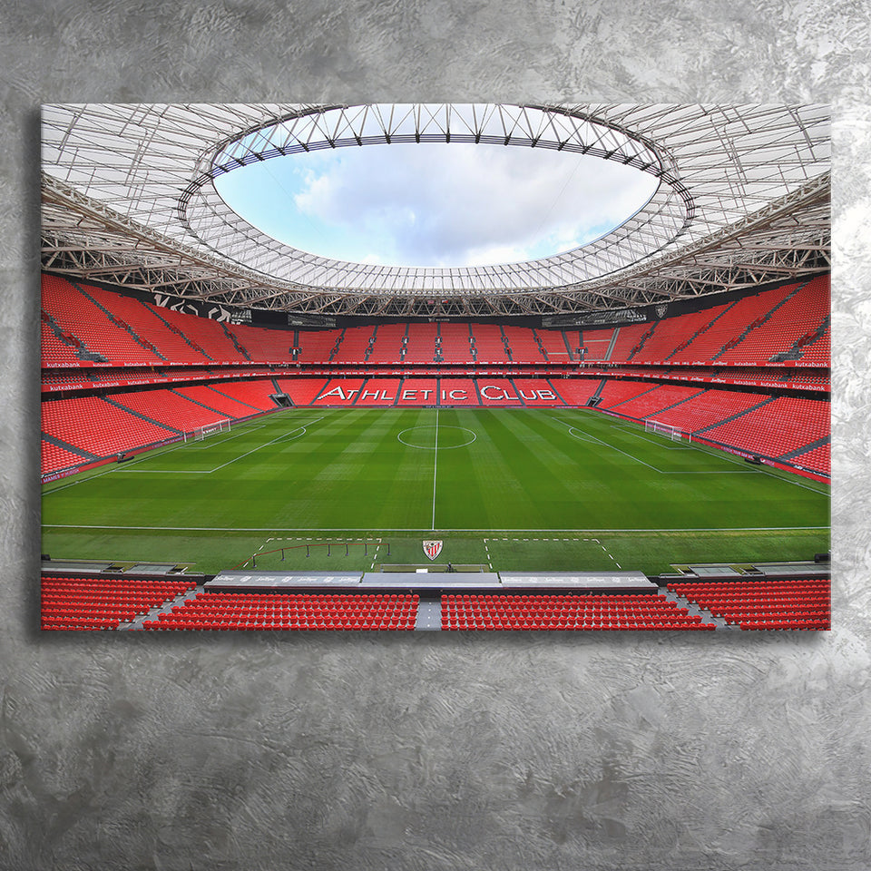 San Mames Stadium, Stadium Canvas, Sport Art, Gift for him, Fan Gift, Canvas Prints Wall Art Decor