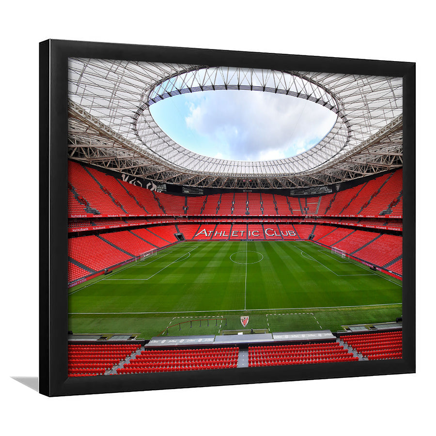 San Mames Stadium, Stadium Canvas, Sport Art, Gift for him, Framed Art Prints Wall Art Decor, Framed Picture