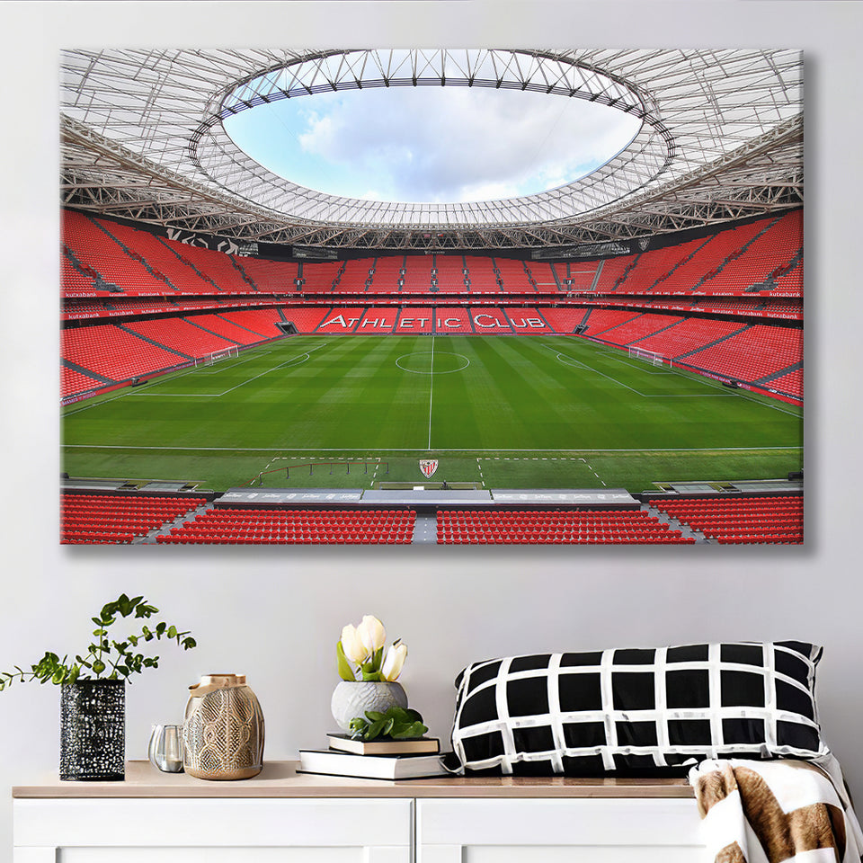 San Mames Stadium, Stadium Canvas, Sport Art, Gift for him, Fan Gift, Canvas Prints Wall Art Decor