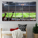 San Siro Stadium, Stadium Canvas, Sport Art, Gift for him, Multi Panels B, Canvas Prints Wall Art Decor