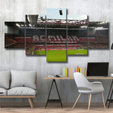 San Siro Wall Art Milan Stadium Canvas Prints Football Stadium,Multi Panels,Sport Stadium Art Prints, Fan Gift