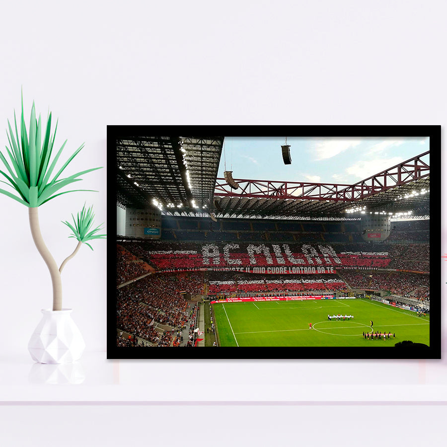 San Siro Wall Art Milan Stadium Art Prints Football Stadium,Sport Stadium Art Prints, Fan Gift, Wall Decor