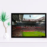 San Siro Wall Art Milan Stadium Art Prints Football Stadium,Sport Stadium Art Prints, Fan Gift, Wall Decor