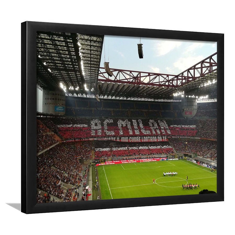 San Siro Wall Art Milan Stadium Art Prints Football Stadium,Sport Stadium Art Prints, Fan Gift, Wall Decor