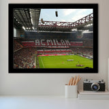 San Siro Wall Art Milan Stadium Art Prints Football Stadium,Sport Stadium Art Prints, Fan Gift, Wall Decor