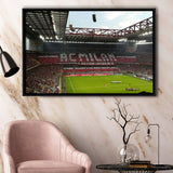 San Siro Wall Art Milan Stadium Framed Canvas Prints Football Stadium,Sport Stadium Art Prints, Fan Gift