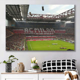 San Siro Wall Art Milan Stadium Canvas Prints Football Stadium,Sport Stadium Art Prints, Fan Gift, Wall Decor