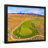 Sand Hollow Golf Course, Hole 4, Golf Sport Print, Golf Lover, Framed Art Prints Home Decor