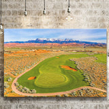Sand Hollow Golf Course, Hole 4, Golf Art Print, Golf Lover, Canvas Prints Wall Art Decor