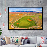 Sand Hollow Golf Course, Hole 4, Golf Sport Print, Golf Lover, Framed Art Prints Home Decor