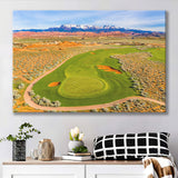 Sand Hollow Golf Course, Hole 4, Golf Art Print, Golf Lover, Canvas Prints Wall Art Decor