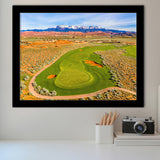 Sand Hollow Golf Course, Hole 4, Golf Sport Print, Golf Lover, Framed Art Prints Home Decor