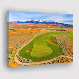 Sand Hollow Golf Course, Hole 4, Golf Art Print, Golf Lover, Canvas Prints Wall Art Decor