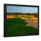 Sand Valley Golf Resort, Mammoth Dunes Course Hole 07, Nekoosa, Wisconsin, Golf Sport Print, Framed Art Prints Home Decor