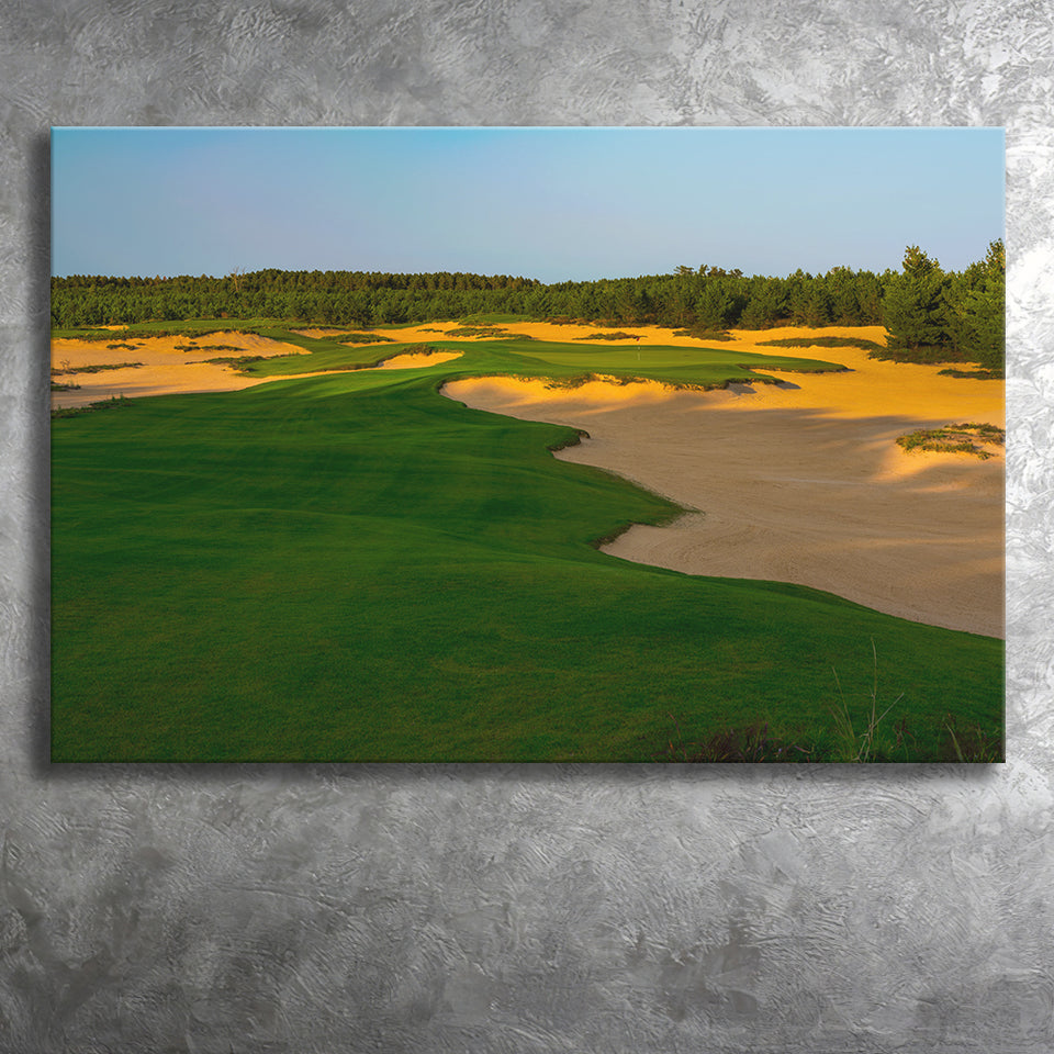 Sand Valley Golf Resort, Mammoth Dunes Course Hole 07, Nekoosa, Wisconsin, Golf Art Print, Canvas Prints Wall Art