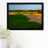 Sand Valley Golf Resort, Mammoth Dunes Course Hole 07, Nekoosa, Wisconsin, Framed Canvas Prints Wall Art Decor, Floating Frame