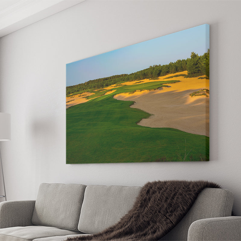 Sand Valley Golf Resort, Mammoth Dunes Course Hole 07, Nekoosa, Wisconsin, Golf Art Print, Canvas Prints Wall Art