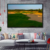 Sand Valley Golf Resort, Mammoth Dunes Course Hole 07, Nekoosa, Wisconsin, Framed Canvas Prints Wall Art Decor, Floating Frame