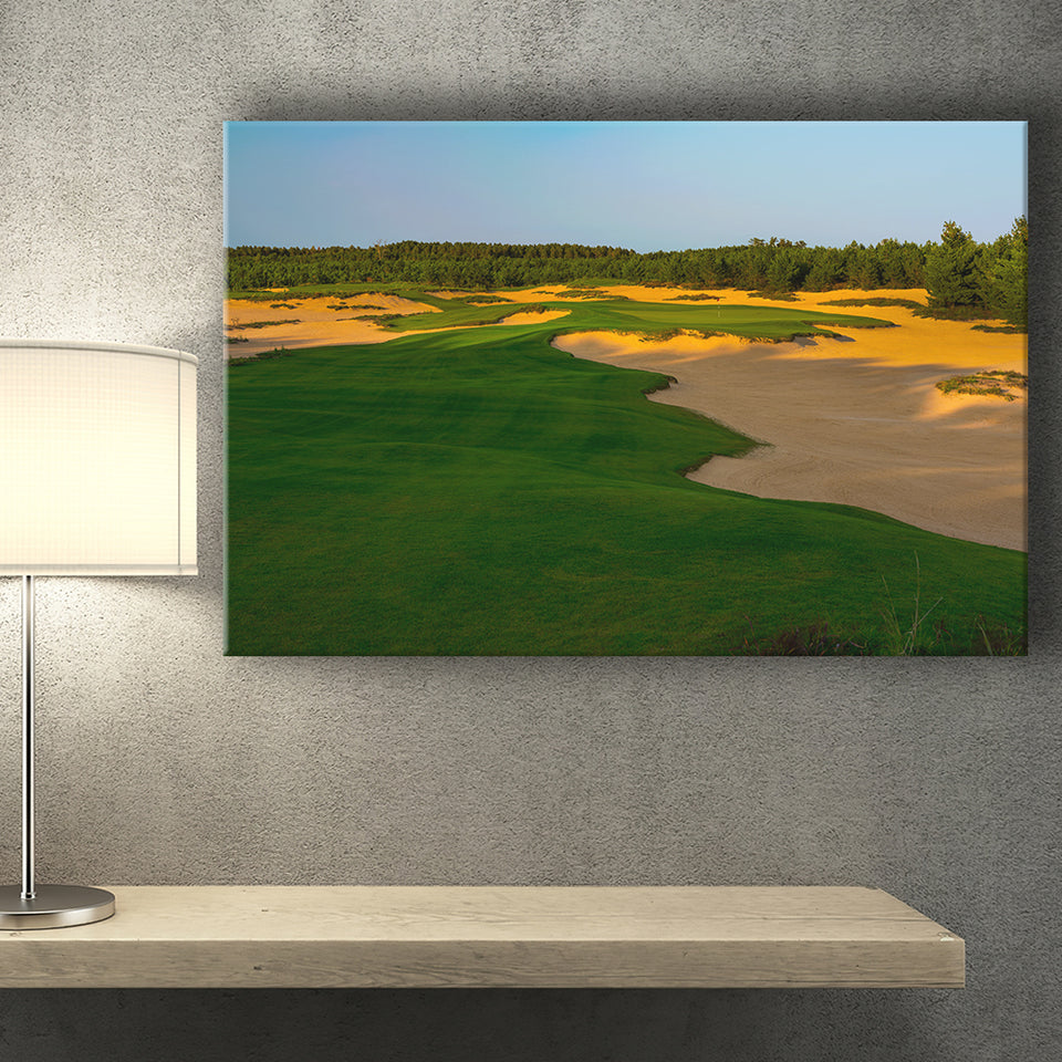 Sand Valley Golf Resort, Mammoth Dunes Course Hole 07, Nekoosa, Wisconsin, Golf Art Print, Canvas Prints Wall Art