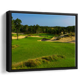 Sand Valley Golf Resort, Mammoth Dunes Course Hole 16, Nekoosa, Wisconsin, Framed Canvas Prints Wall Art Decor, Floating Frame