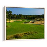 Sand Valley Golf Resort, Mammoth Dunes Course Hole 16, Nekoosa, Wisconsin, Framed Canvas Prints Wall Art Decor, Floating Frame