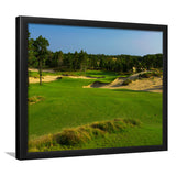 Sand Valley Golf Resort, Mammoth Dunes Course Hole 16, Nekoosa, Wisconsin, Golf Sport Print, Framed Art Prints Home Decor