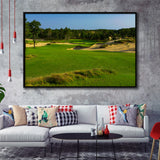 Sand Valley Golf Resort, Mammoth Dunes Course Hole 16, Nekoosa, Wisconsin, Framed Canvas Prints Wall Art Decor, Floating Frame