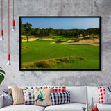 Sand Valley Golf Resort, Mammoth Dunes Course Hole 16, Nekoosa, Wisconsin, Golf Sport Print, Framed Art Prints Home Decor