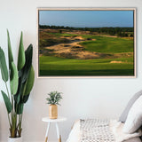 Sand Valley Golf Resort, Sand Valley Course Hole 01, Nekoosa, Wisconsin, Framed Canvas Prints Wall Art Decor, Floating Frame