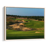 Sand Valley Golf Resort, Sand Valley Course Hole 01, Nekoosa, Wisconsin, Framed Canvas Prints Wall Art Decor, Floating Frame