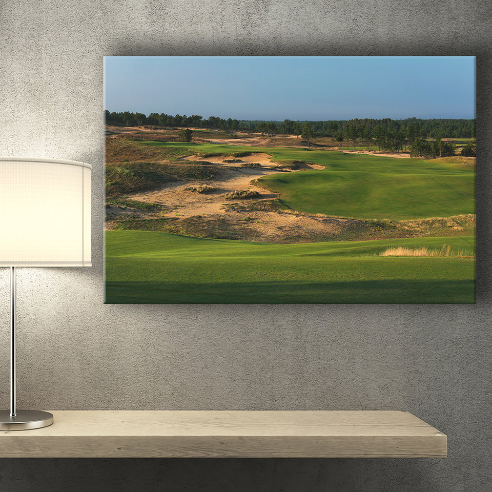 Sand Valley Golf Resort, Sand Valley Course Hole 01, Nekoosa, Wisconsin, Golf Art Print, Canvas Prints Wall Art Decor