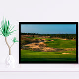 Sand Valley Golf Resort, Sand Valley Course Hole 01, Nekoosa, Wisconsin, Golf Sport Print, Framed Art Prints Home Decor