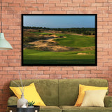 Sand Valley Golf Resort, Sand Valley Course Hole 01, Nekoosa, Wisconsin, Golf Sport Print, Framed Art Prints Home Decor