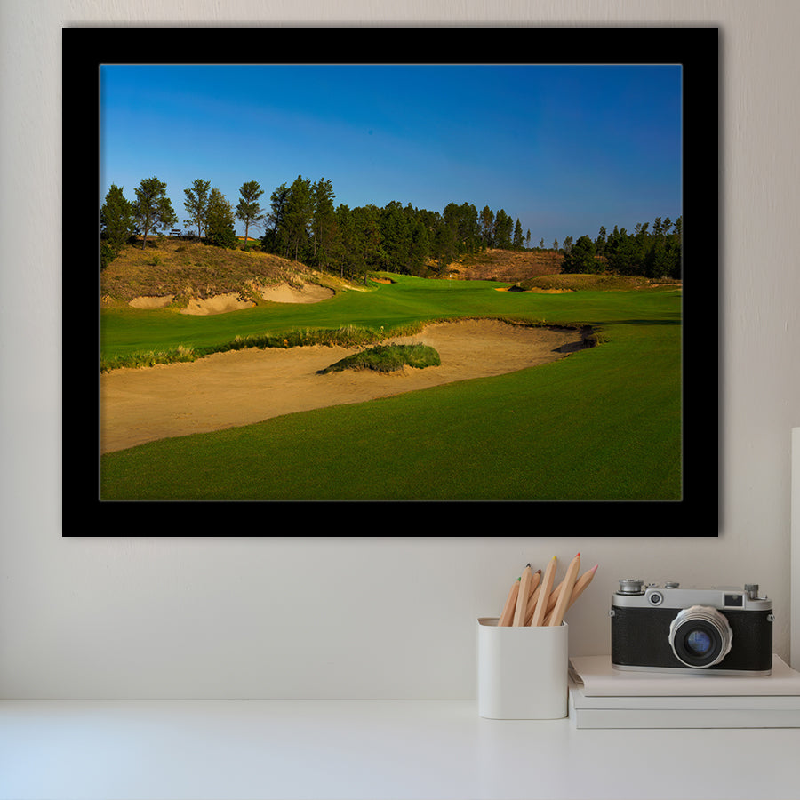 Sand Valley Golf Resort, Sand Valley Course Hole 07, Nekoosa, Wisconsin, Golf Sport Print, Framed Art Prints Home Decor