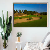 Sand Valley Golf Resort, Sand Valley Course Hole 07, Nekoosa, Wisconsin, Framed Canvas Prints Wall Art Decor, Floating Frame