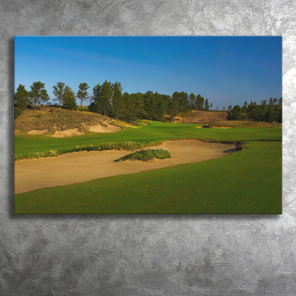 Sand Valley Golf Resort, Sand Valley Course Hole 07, Nekoosa, Wisconsin, Golf Art Print, Canvas Prints Wall Art Decor